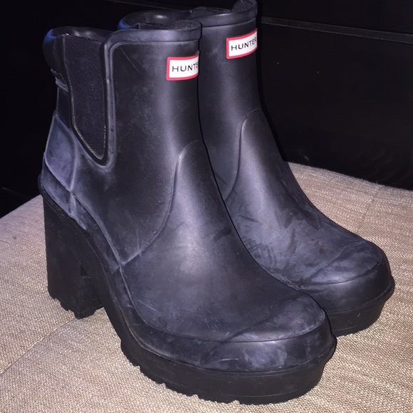 hunter boots platform